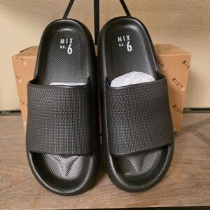 Mix No. 6‎ Black Men's Slide Sandals